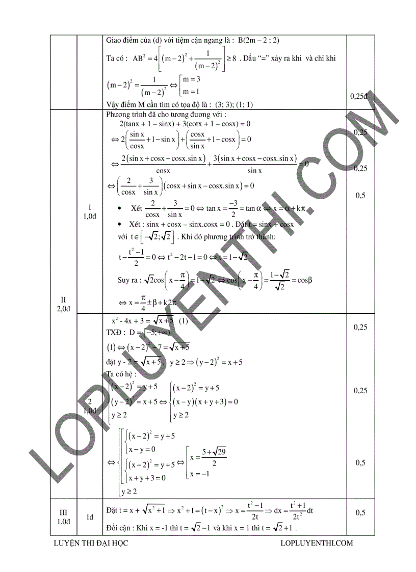 image for page Tổng hợp các tài liệu về đề thi mẫu môn toán rất hay 2