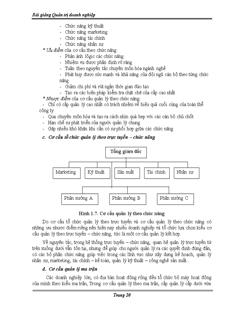 image for page Bài giảng Quản trị doanh nghiệp dành cho SV Đại học Cao đẳng