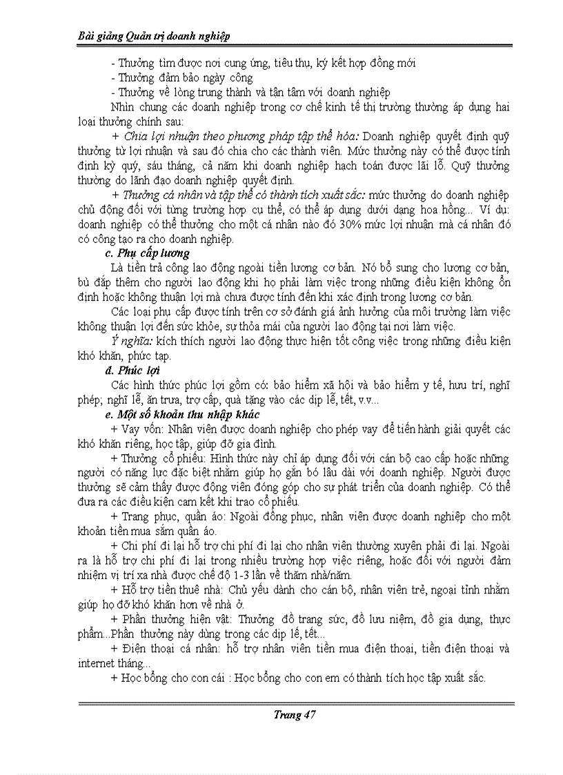 image for page Bài giảng Quản trị doanh nghiệp dành cho SV Đại học Cao đẳng