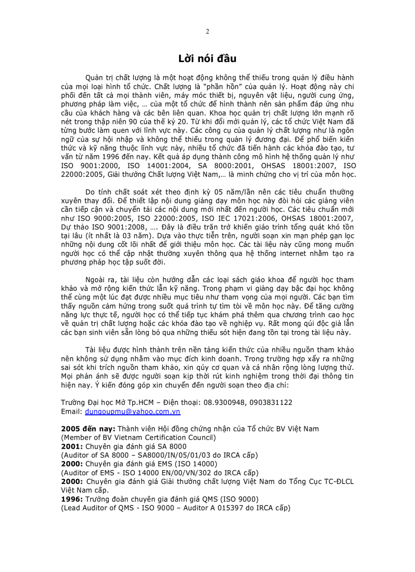 image for page Hướng dẫn học tập môn quản trị chất lượng