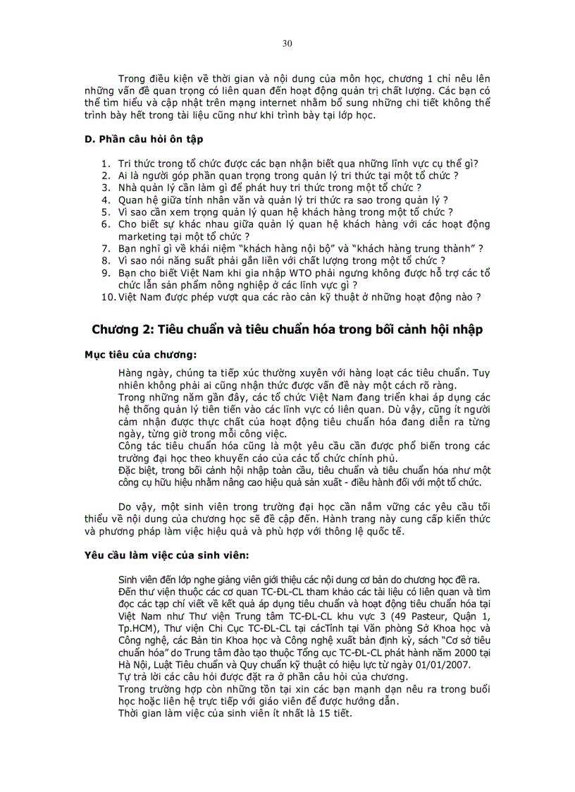 image for page Hướng dẫn học tập môn quản trị chất lượng