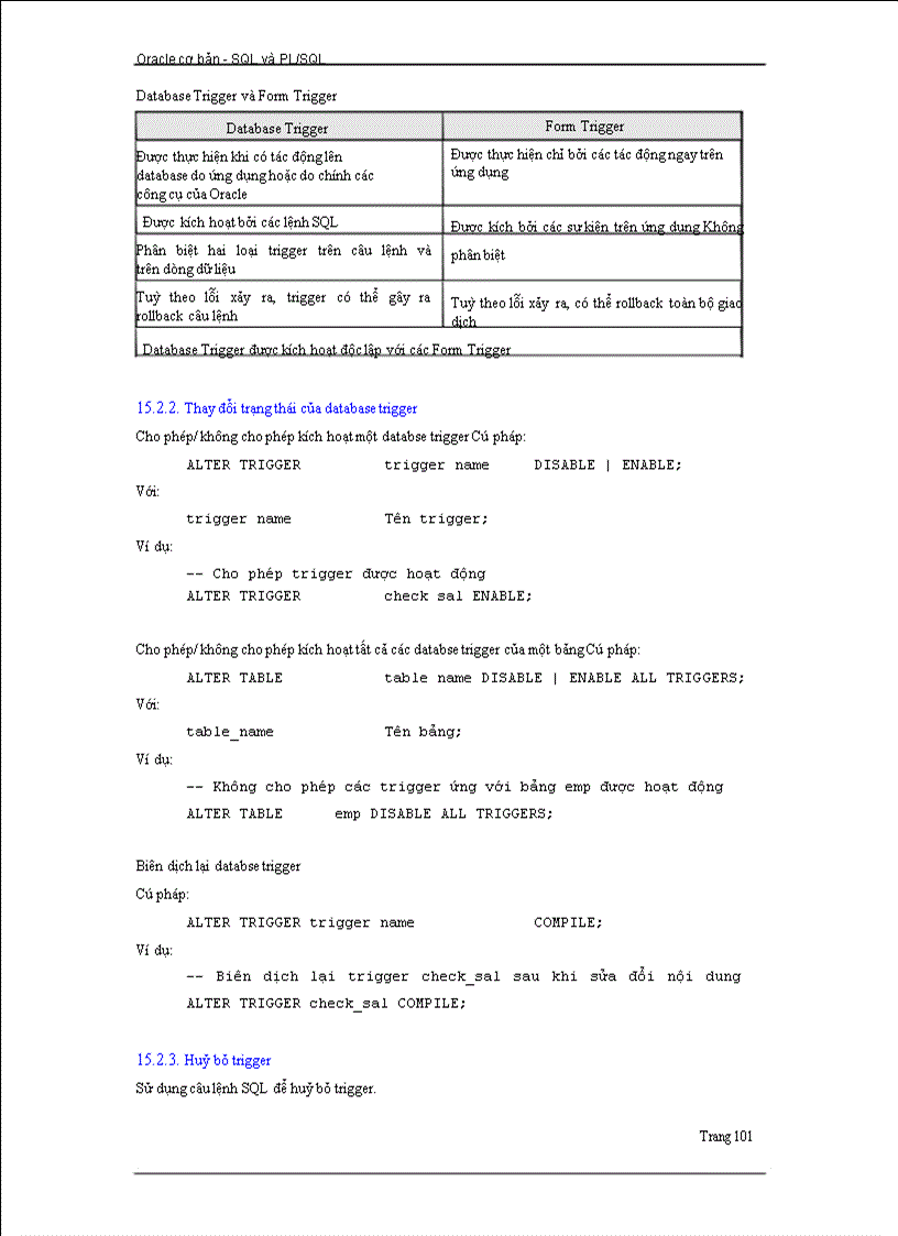 image for page Giáo trình SQL và PL SQL Cơ bản