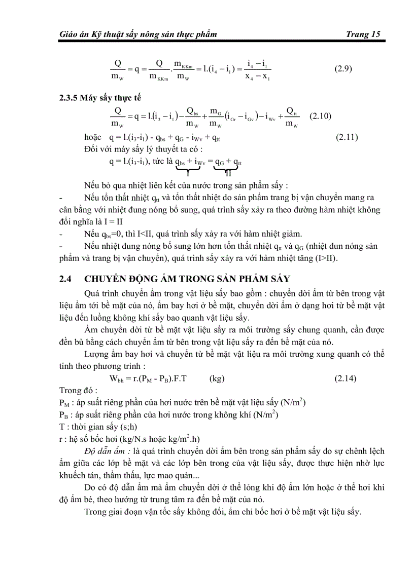 image for page Giáo án kỹ thuật sấy nông sản thực phẩm