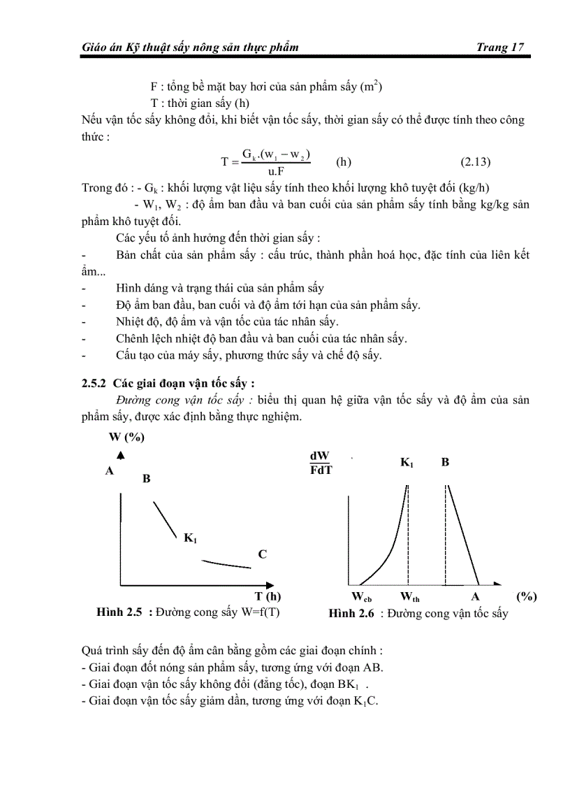 image for page Giáo án kỹ thuật sấy nông sản thực phẩm