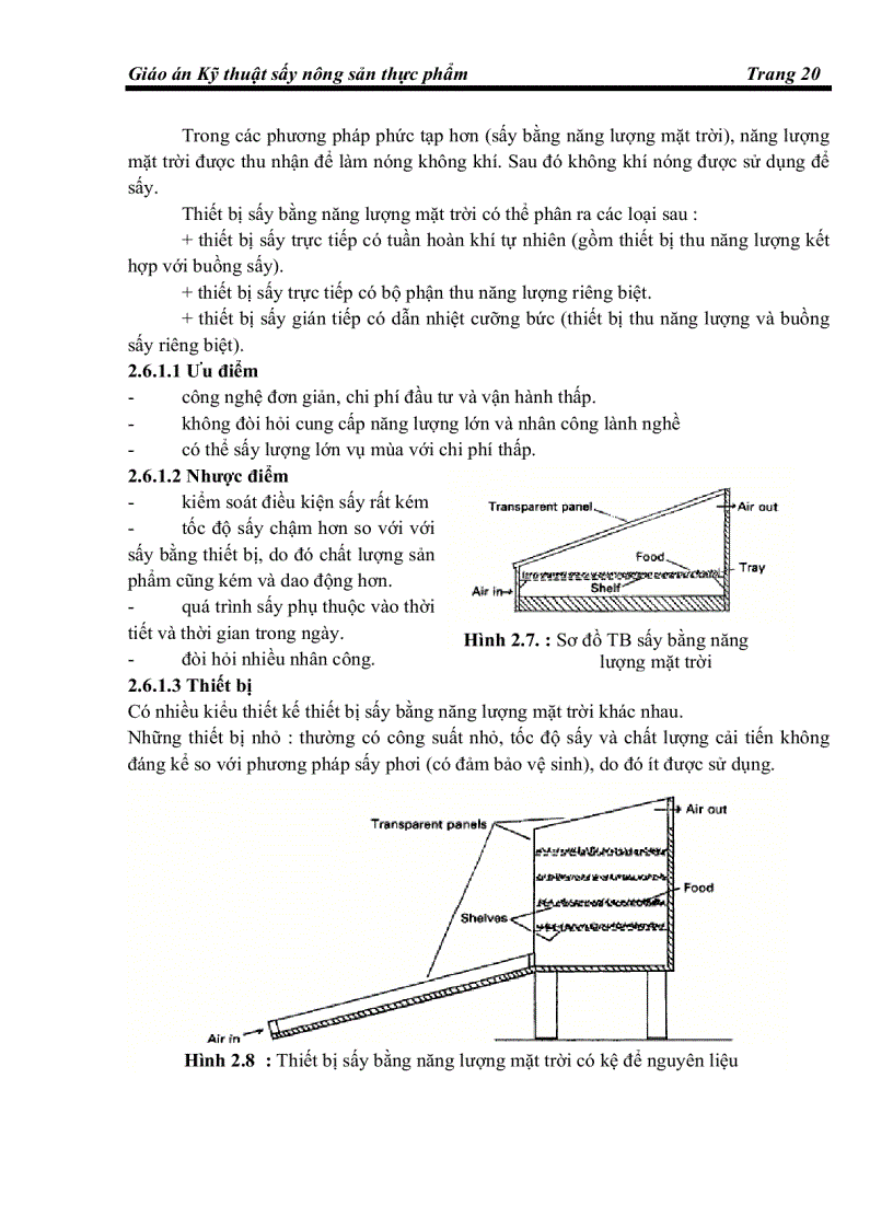 image for page Giáo án kỹ thuật sấy nông sản thực phẩm