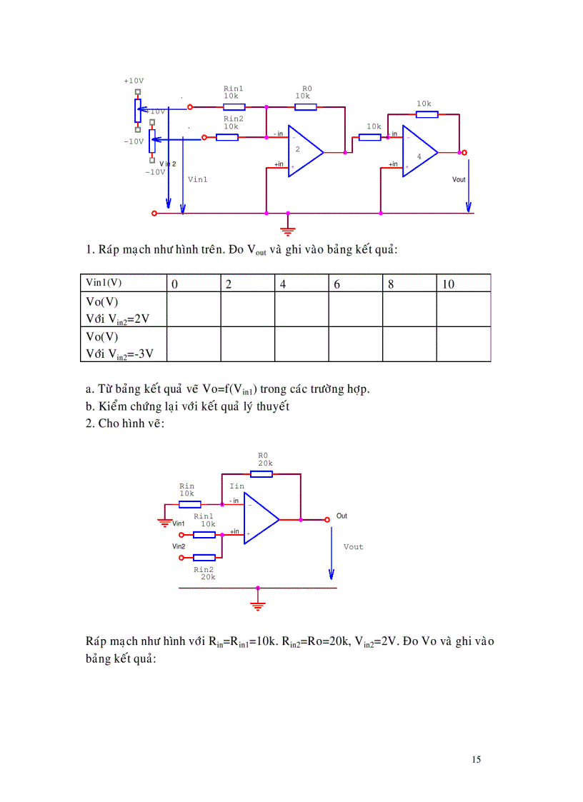 image for page Các loại mạch khuếch đại va Mô phỏng