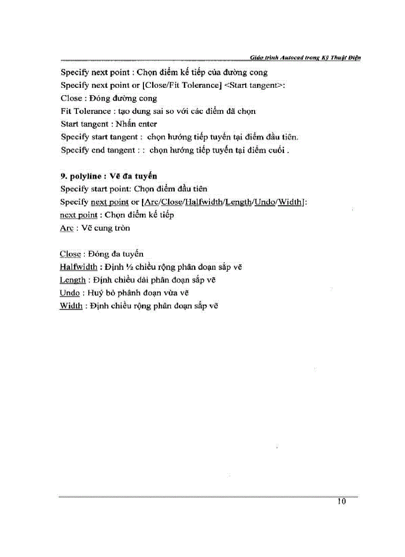 image for page Giáo trình AutoCAD trong kỹ thuật điện