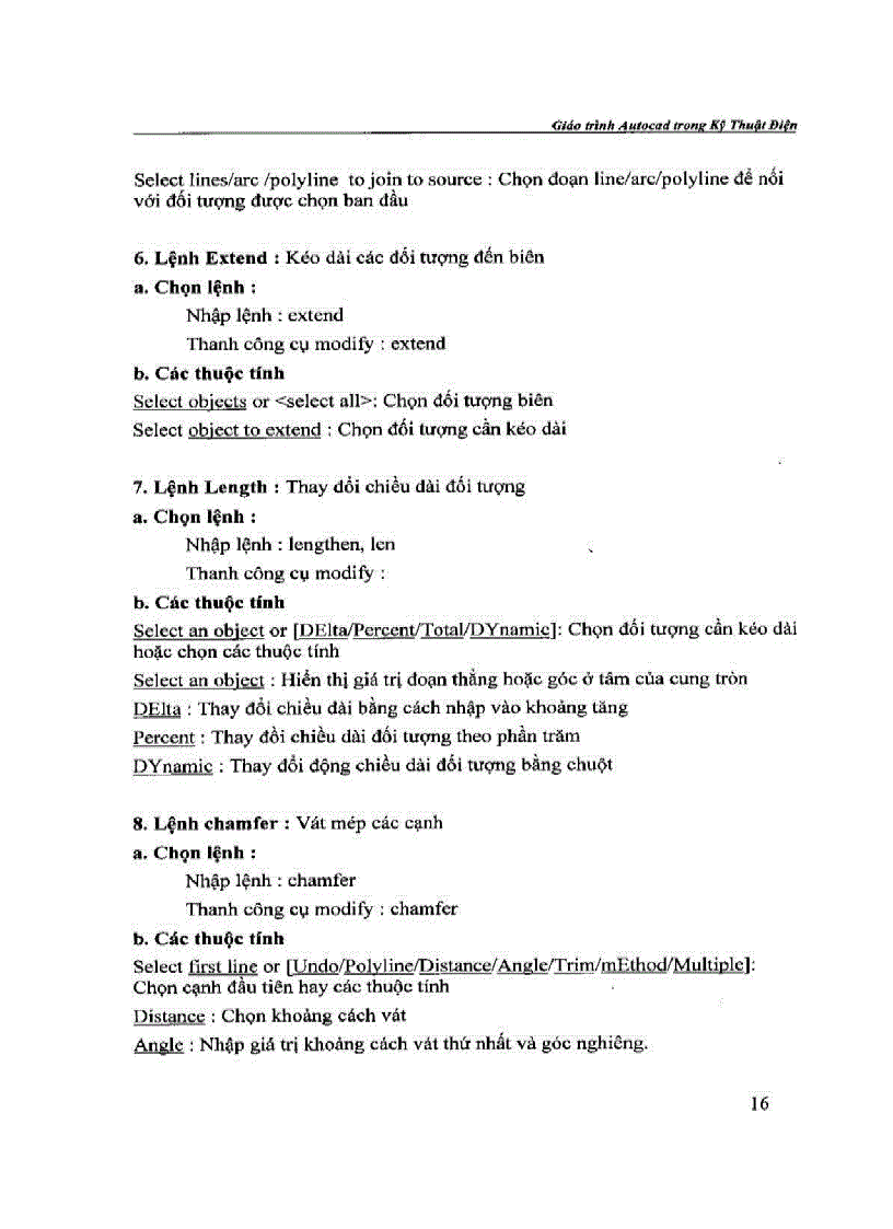 image for page Giáo trình AutoCAD trong kỹ thuật điện