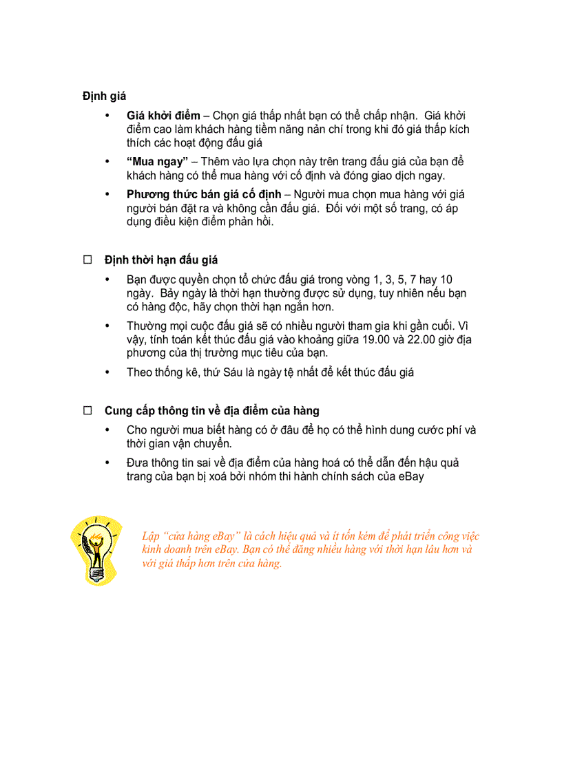 image for page Chỉ Dẫn Ngắn Để Bán Hàng Trên Ebay