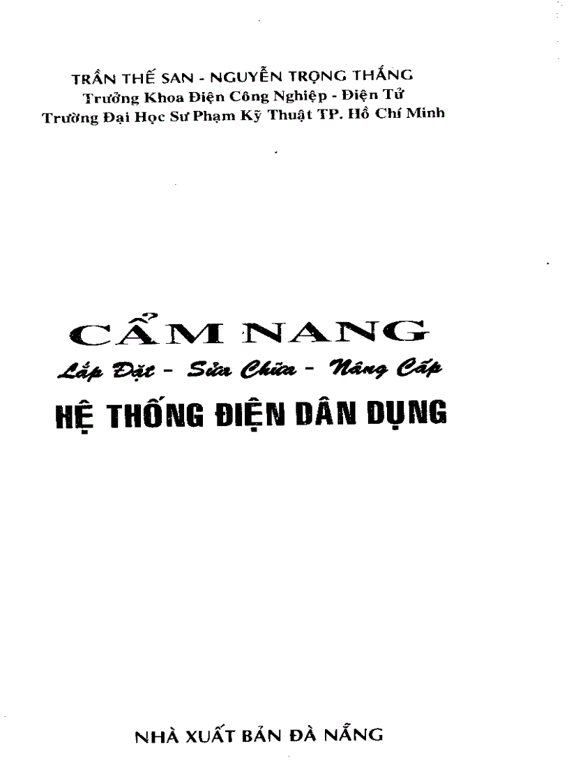 image for page Hướng dẫn lắp đặt sửa chữa nâng cấp mạng điện dân dụng