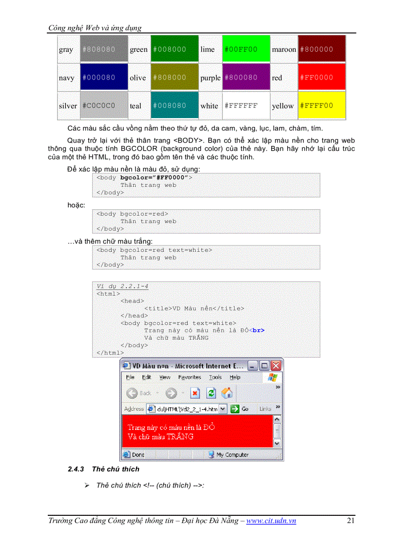 image for page Công Nghệ Web và Ứng Dụng Cao Đẳng Công Nghệ Thông Tin Đà Nẵng