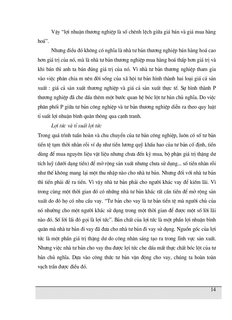 image for page Nguồn gốc và bản chất của lợi nhuận