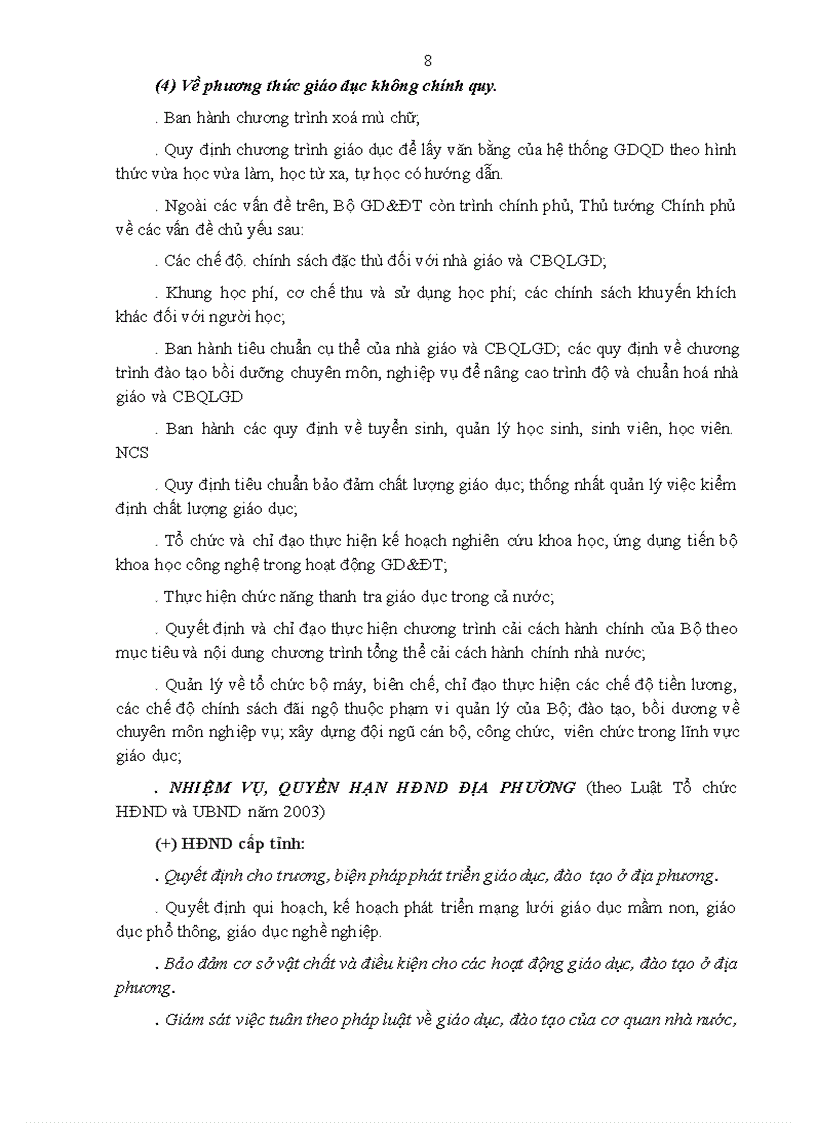 image for page Giáo trình giảng dạy cho thạc sỹ quản lý giáo dục Quản lý nhà nước về giáo dục và đào tạo