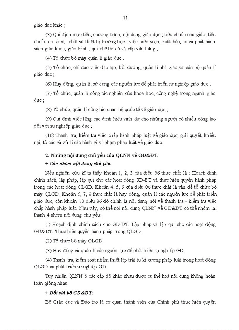 image for page Giáo trình giảng dạy cho thạc sỹ quản lý giáo dục Quản lý nhà nước về giáo dục và đào tạo