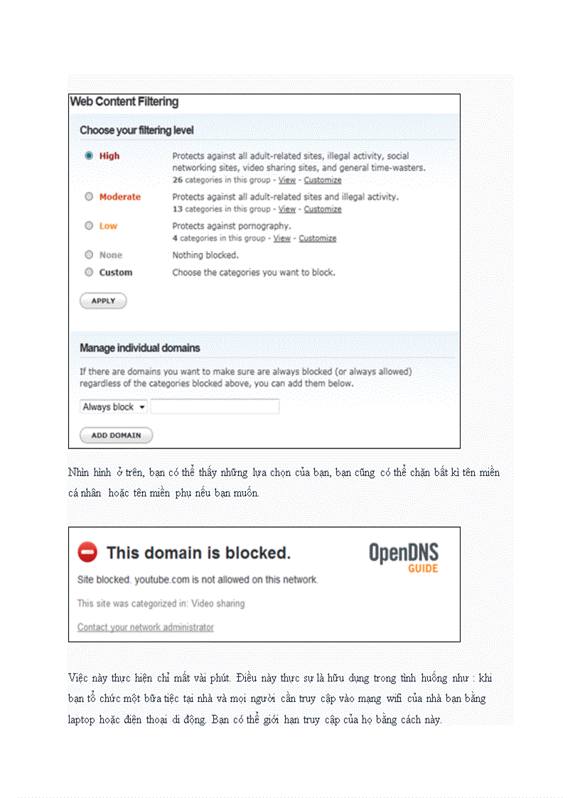 image for page Cách chặn các trang web trong mạng gia đình hoặc mạng văn phòng
