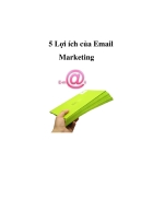 5 Lợi ích của Email Marketing