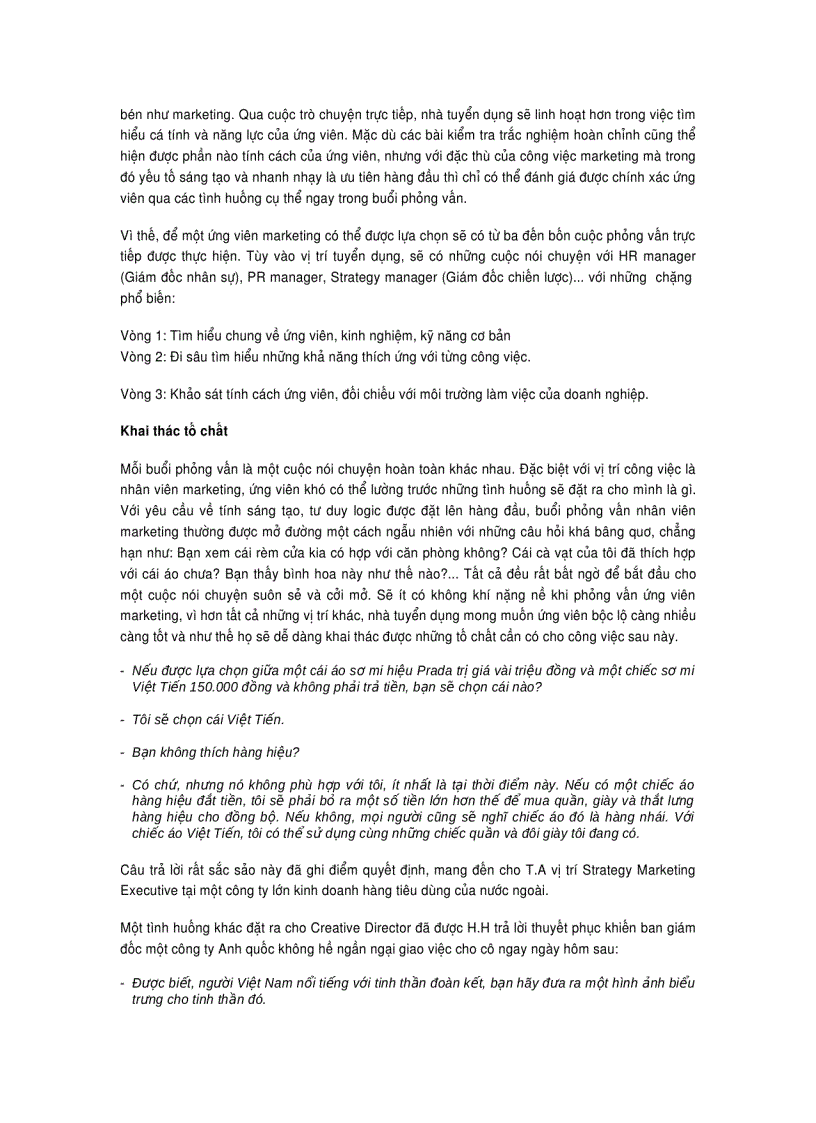 image for page Marketing professionals tố chất của dân Marketing là gì