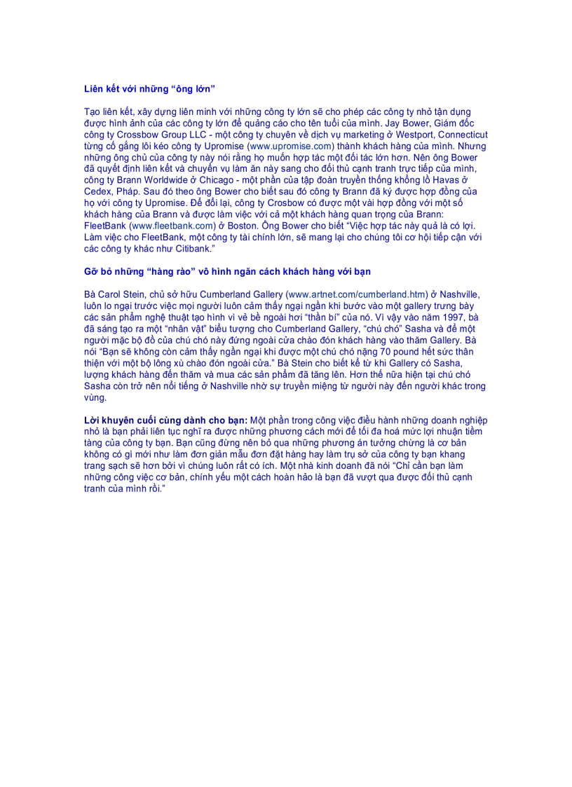 image for page Một số kinh nghiệm để tăng doanh số bán hàng ở các doanh nghiệp nhỏ