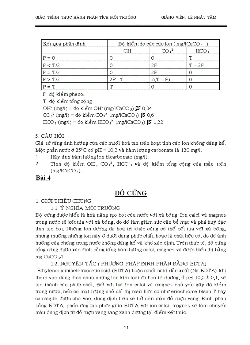image for page Giáo trình thực hành phân tích môi trường