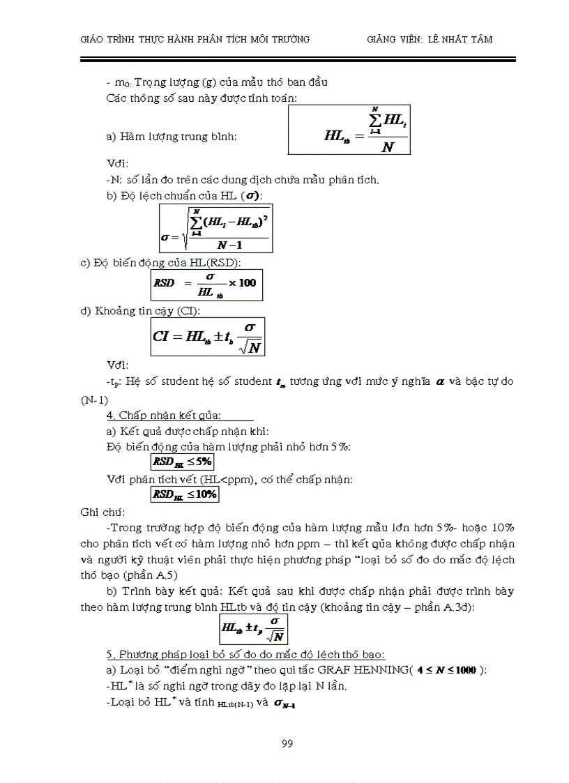 image for page Giáo trình thực hành phân tích môi trường