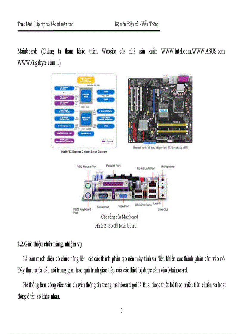 image for page Giáo trình môn Bảo trì máy tính Full