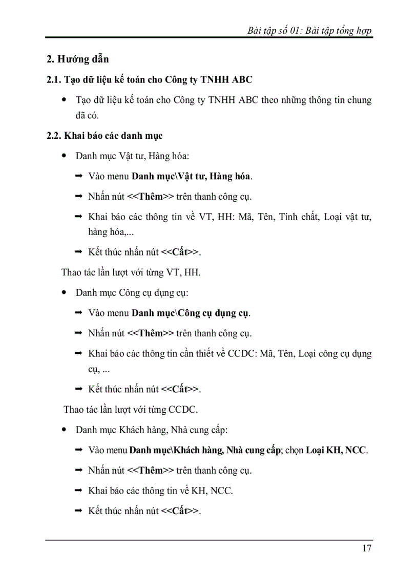 image for page Tài liệu kế toán Doanh Nghiệp Misa Net 2010 hướng dẫn và bài tập