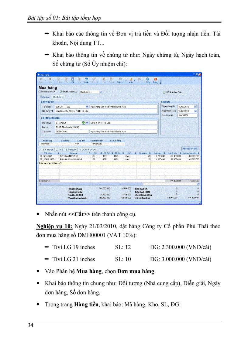 image for page Tài liệu kế toán Doanh Nghiệp Misa Net 2010 hướng dẫn và bài tập