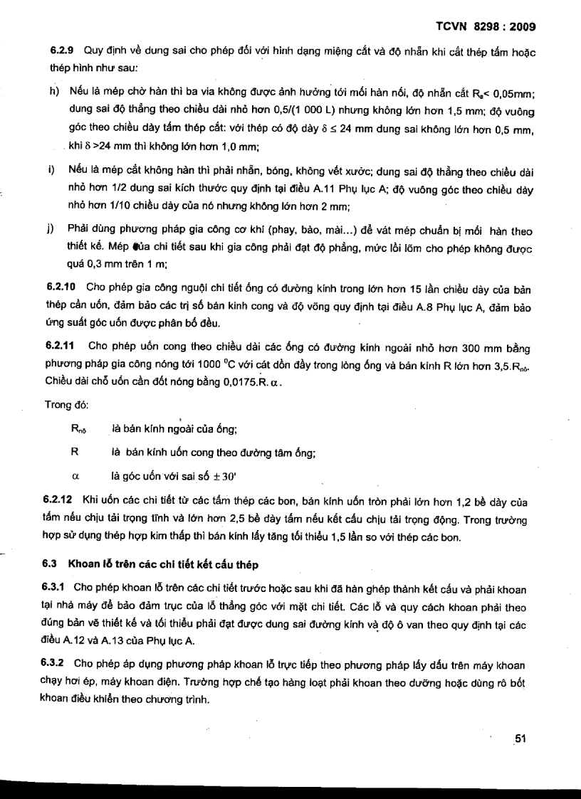 image for page TCVN 8298 2009 Công trình thủy lợi thiết bị cơ khí kết cấu thép