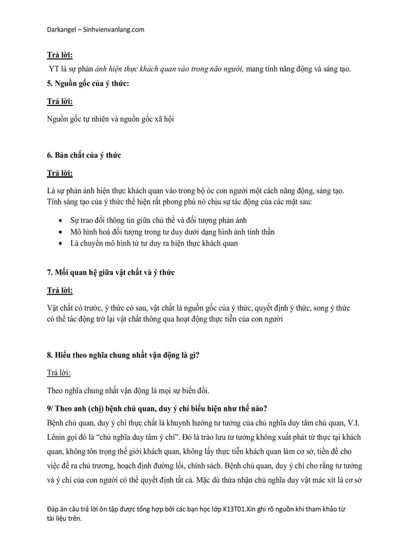 image for page Đề Cương ôn tập triết học Mac Lênin