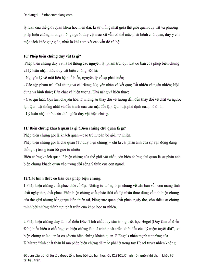 image for page Đề Cương ôn tập triết học Mac Lênin