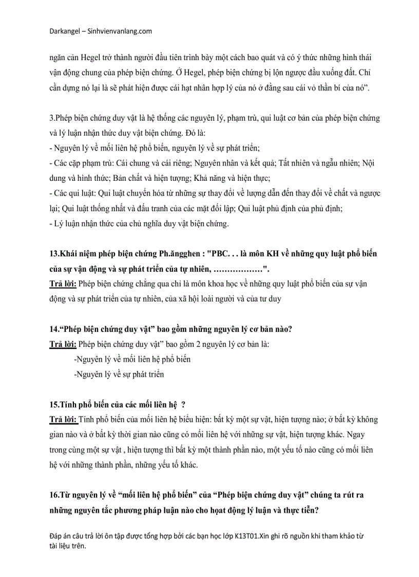 image for page Đề Cương ôn tập triết học Mac Lênin