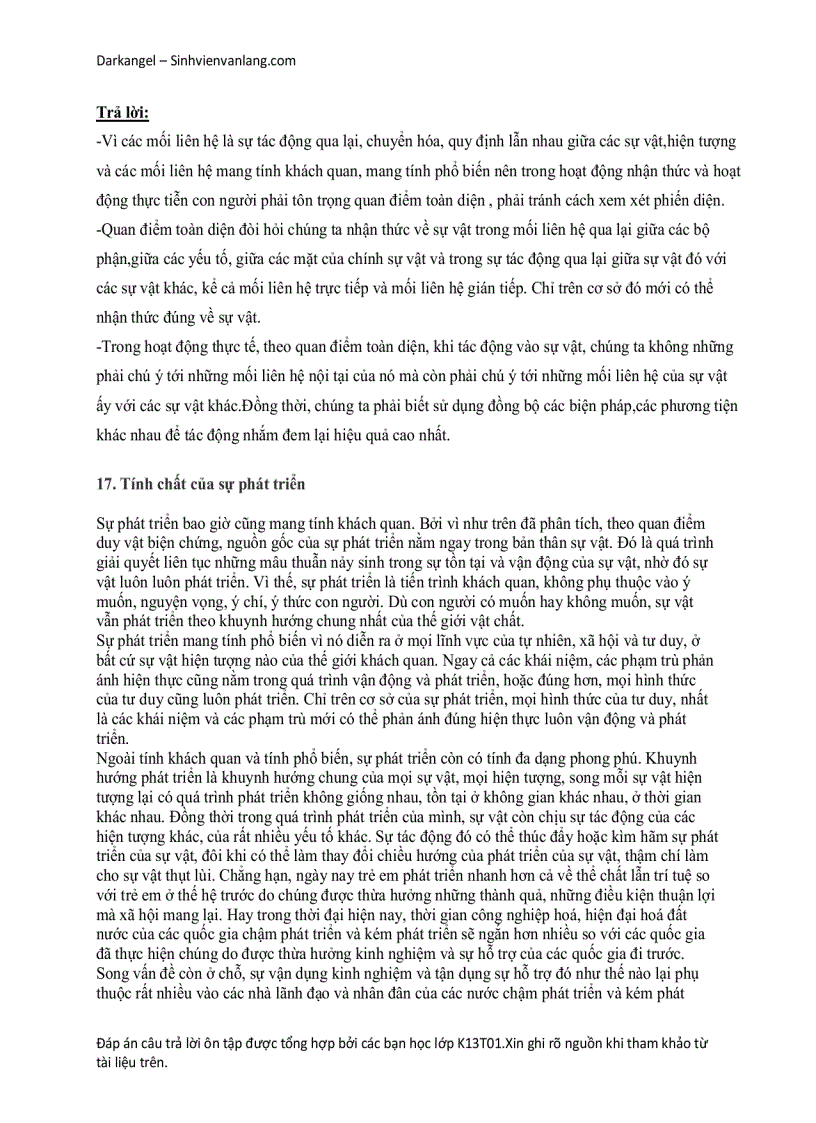 image for page Đề Cương ôn tập triết học Mac Lênin