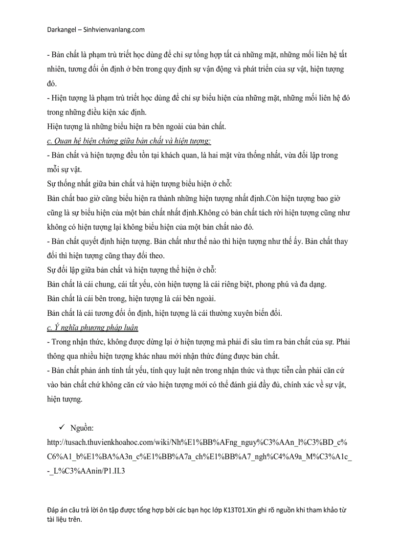 image for page Đề Cương ôn tập triết học Mac Lênin