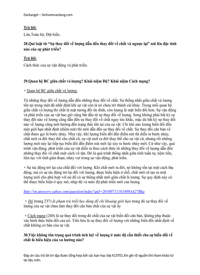 image for page Đề Cương ôn tập triết học Mac Lênin