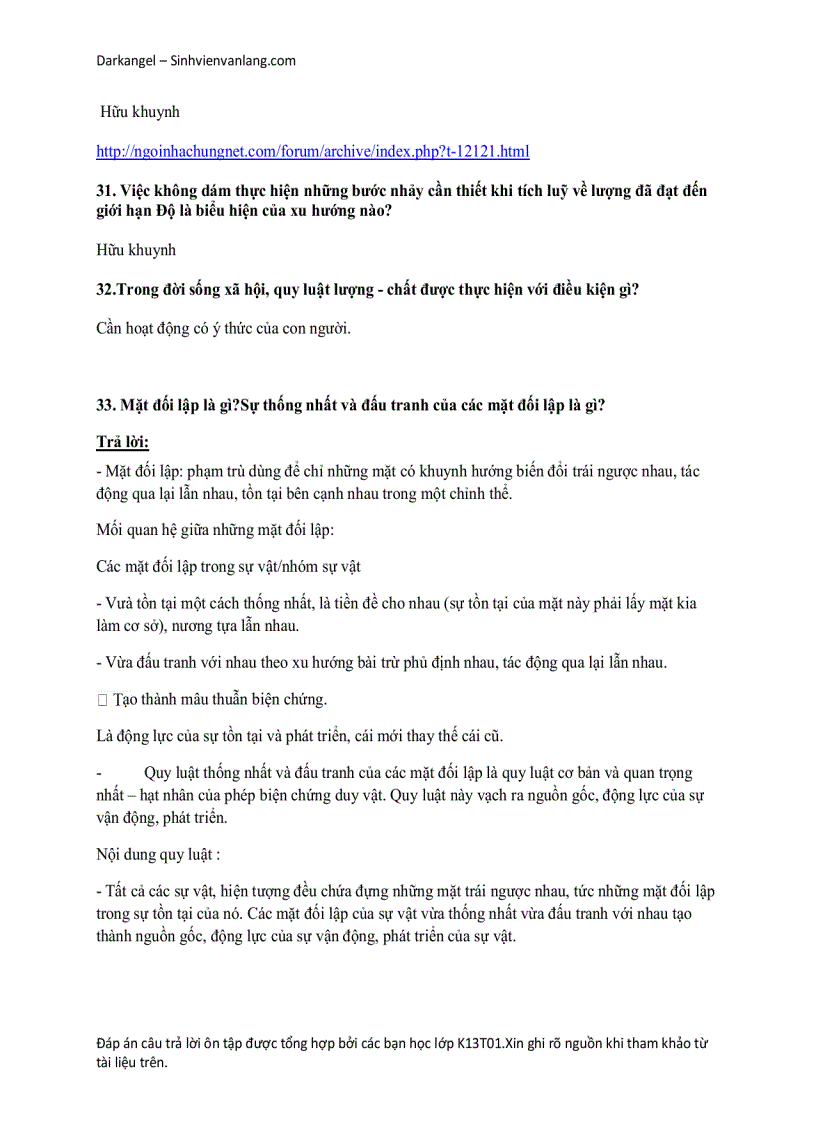 image for page Đề Cương ôn tập triết học Mac Lênin