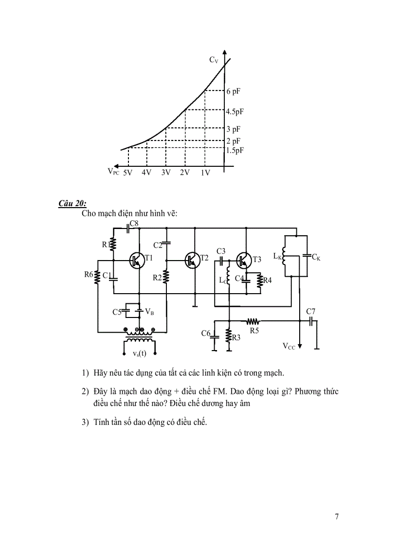 image for page Bài tập và câu hỏi ôn tập mon học điện tử thông tin