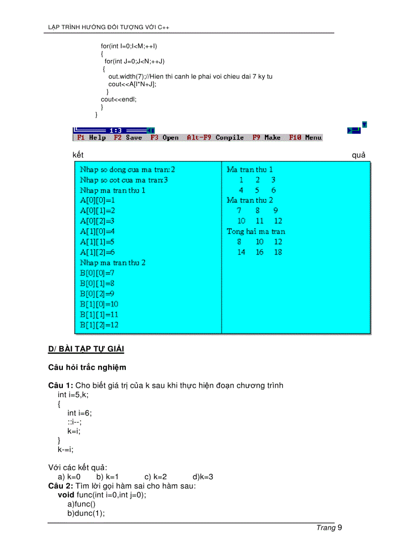 image for page Lập trình hướng đối tượng với C