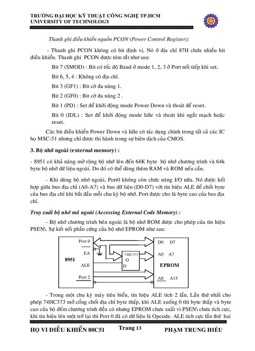 image for page HỌ vi điều khiển 8051 cách lập trình và BT minh họa