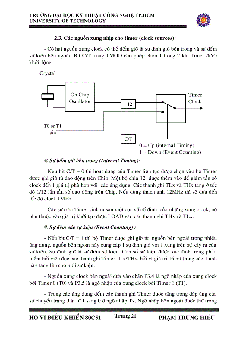 image for page HỌ vi điều khiển 8051 cách lập trình và BT minh họa