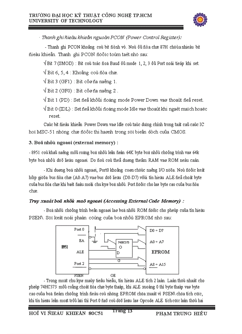 image for page HỌ vi điều khiển 8051 cách lập trình và BT minh họa 1