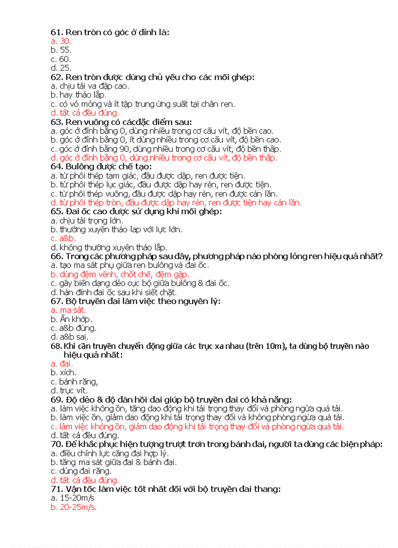 image for page Câu hỏi trắc nghiệm nguyên lý máy