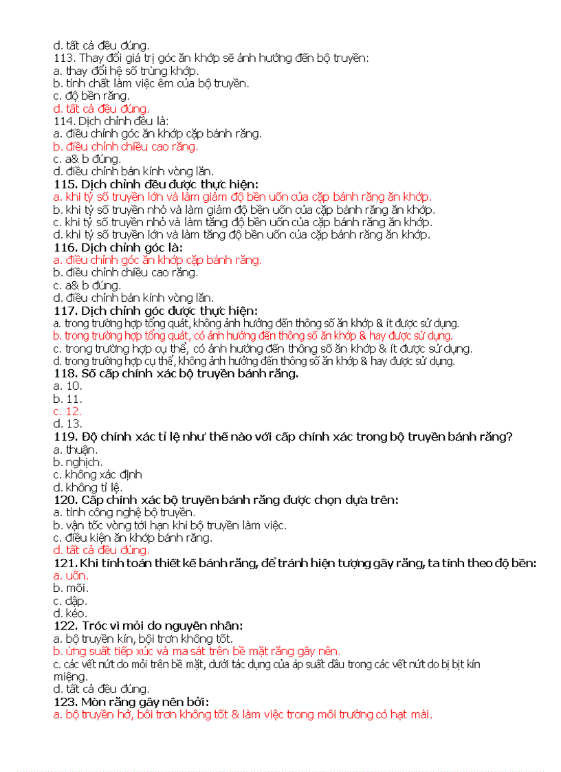 image for page Câu hỏi trắc nghiệm nguyên lý máy