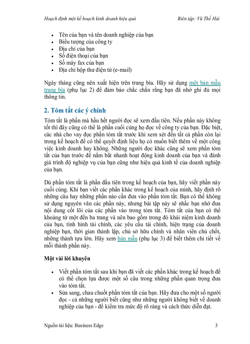 image for page Hoạch định một kế hoạch kinh doanh hiệu quả