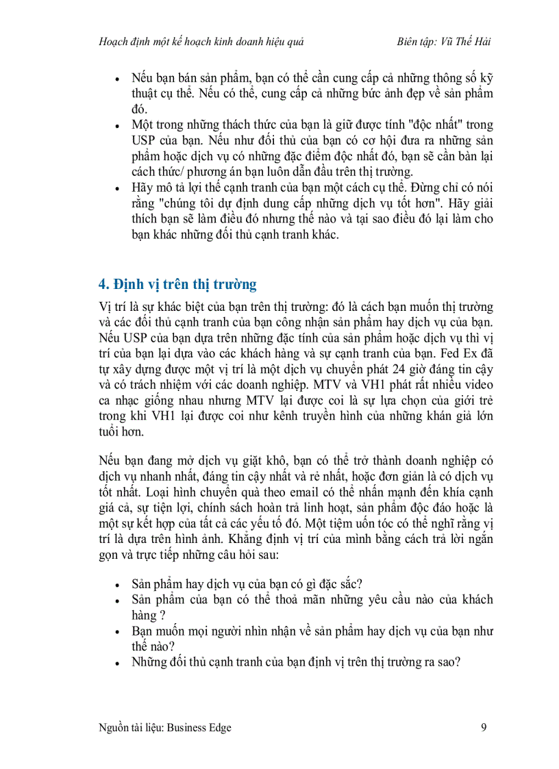 image for page Hoạch định một kế hoạch kinh doanh hiệu quả