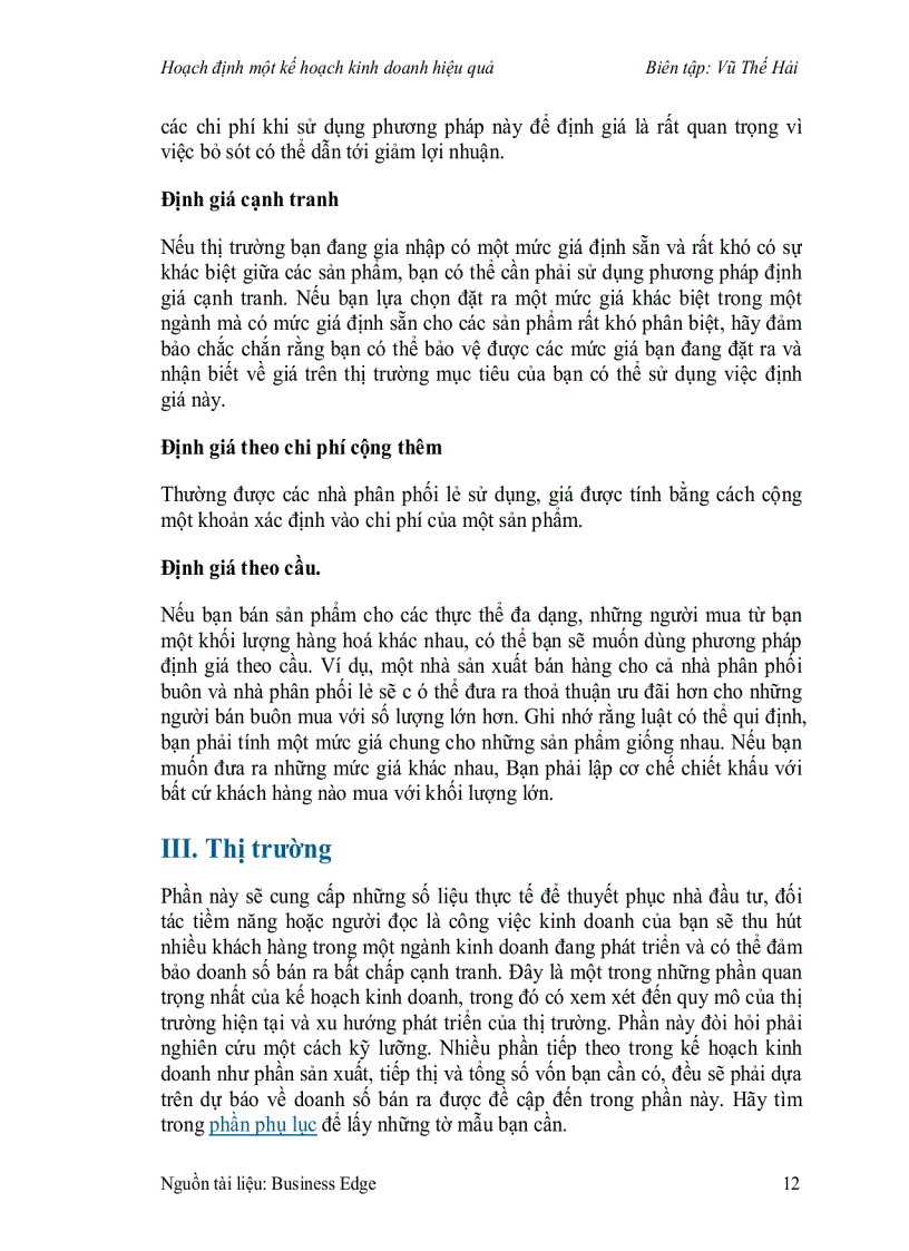 image for page Hoạch định một kế hoạch kinh doanh hiệu quả