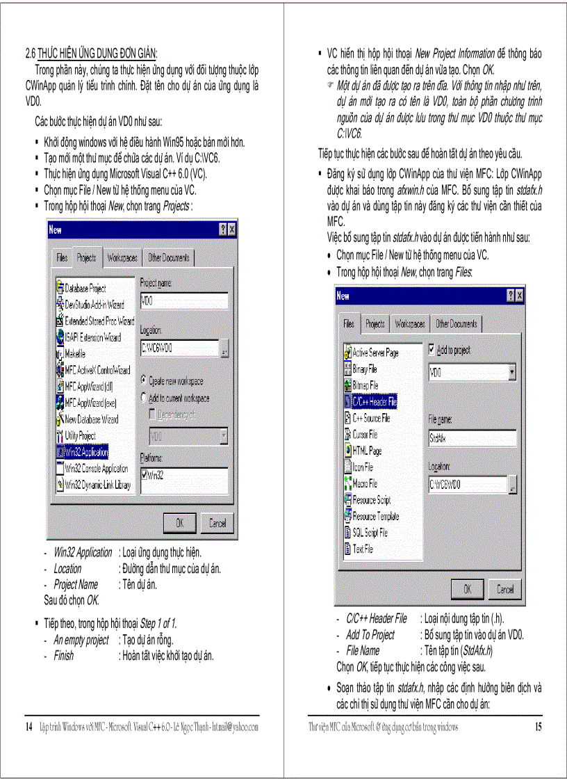 image for page SÁCH LẬP TRÌNH WINDOWS VỚI MFC Microsoft Visual C 6 0