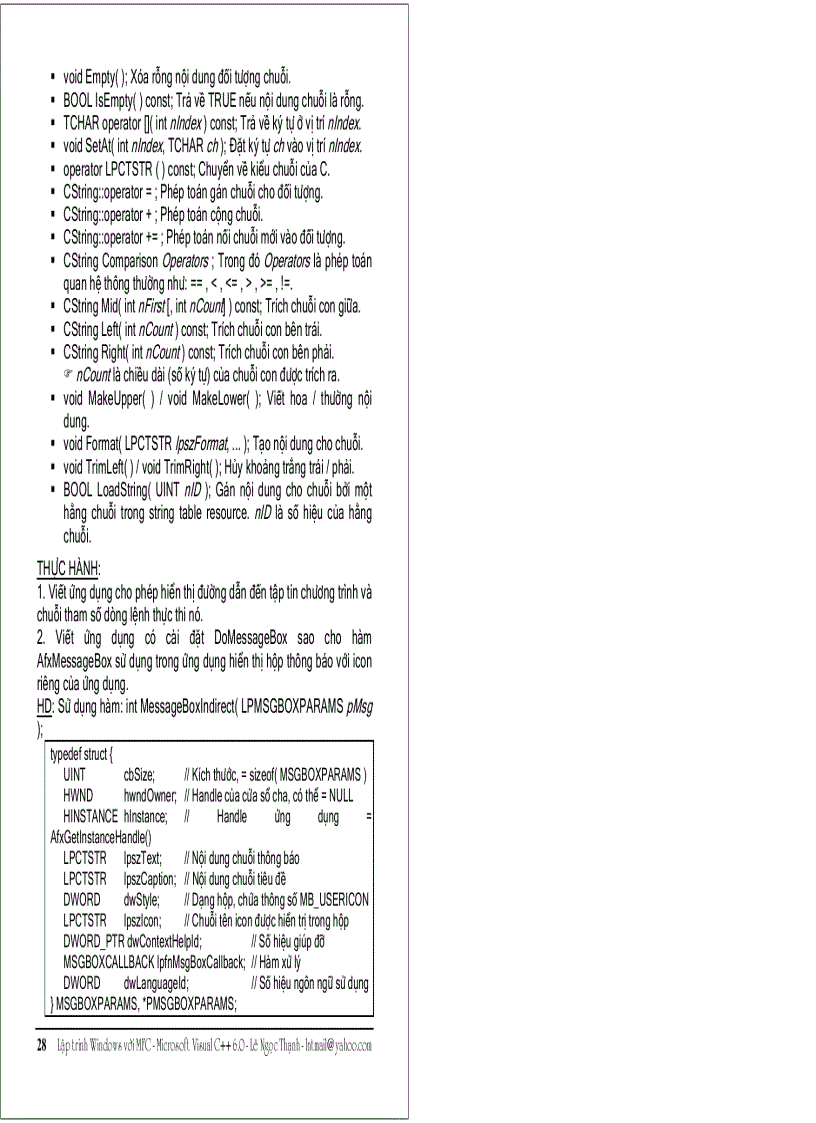 image for page SÁCH LẬP TRÌNH WINDOWS VỚI MFC Microsoft Visual C 6 0