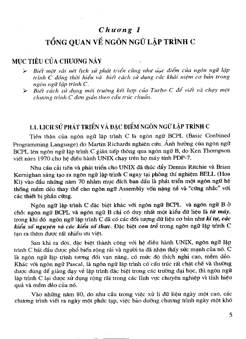 image for page Ngôn ngữ lập trình C Sách scan NXBGD