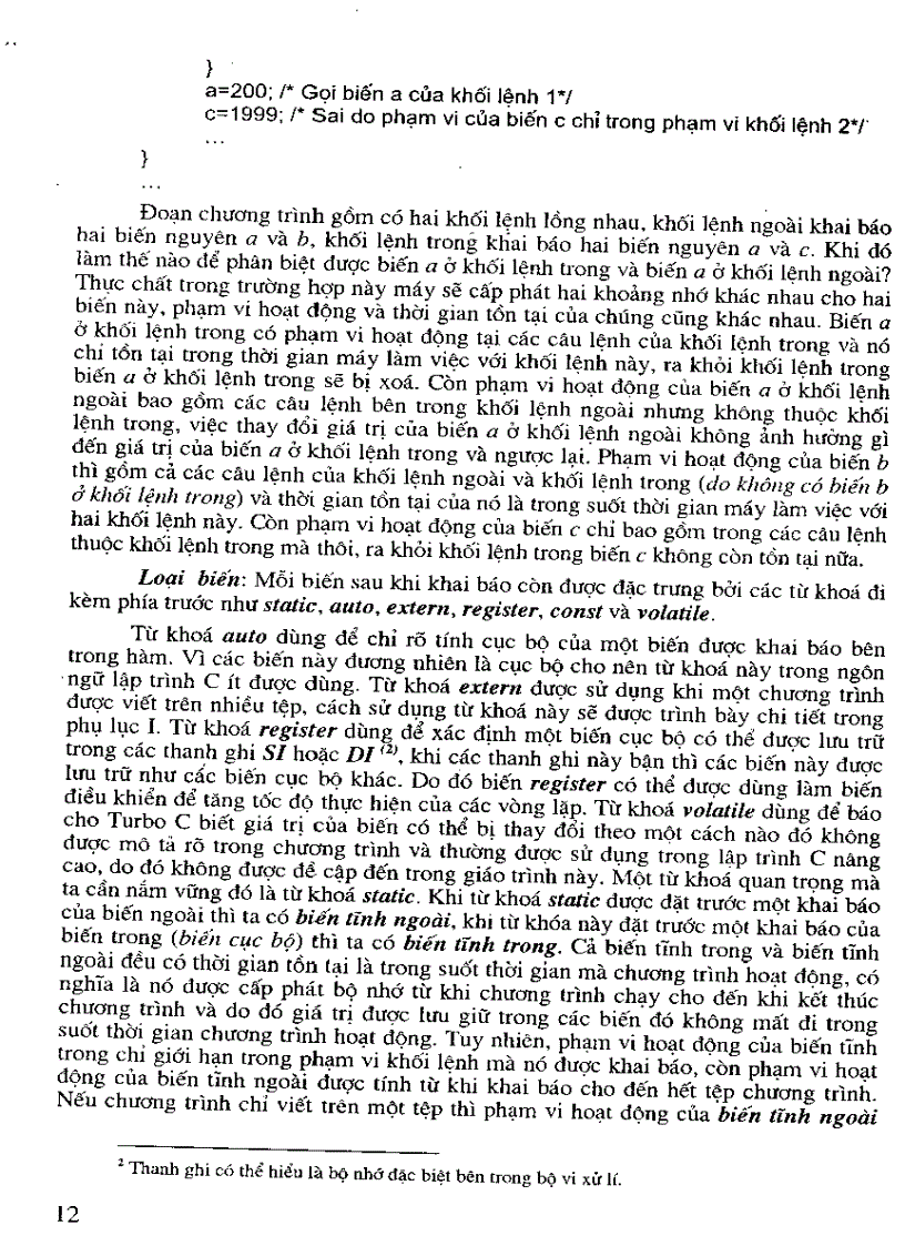 image for page Ngôn ngữ lập trình C Sách scan NXBGD