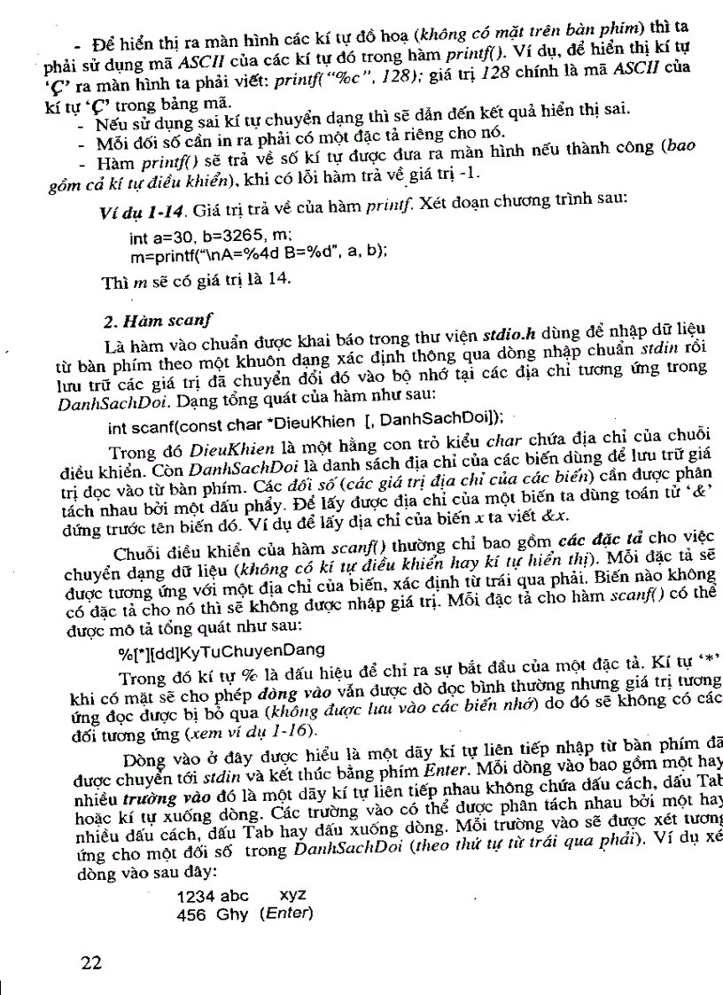 image for page Ngôn ngữ lập trình C Sách scan NXBGD